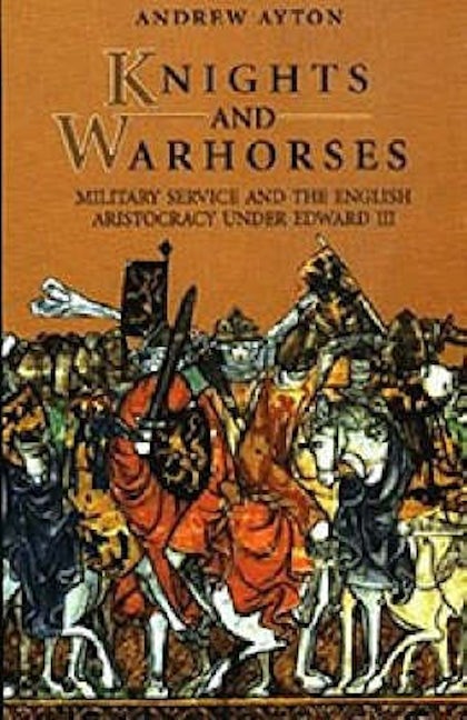 Book cover image for Knights and Warhorses ISBN: 9780851157399